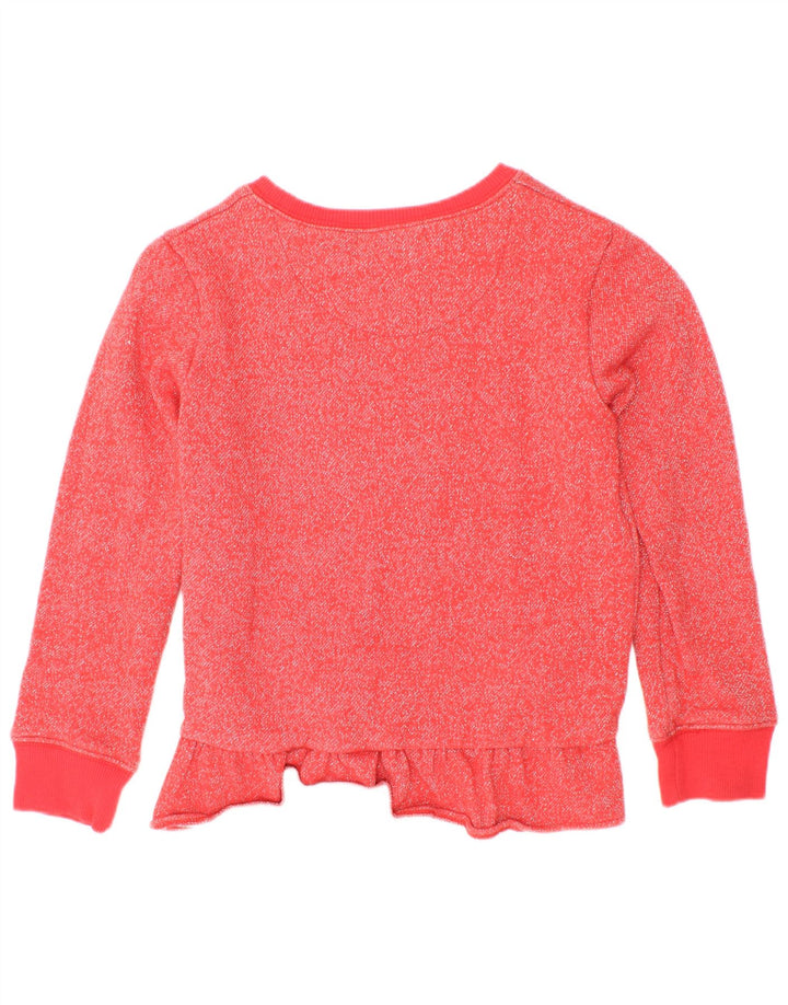 Felpa Levi's Bambina Maglione 5-6 Anni Cotone Rosso Medio