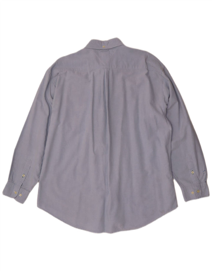 Camicia da uomo Tommy Hilfiger XL in cotone blu