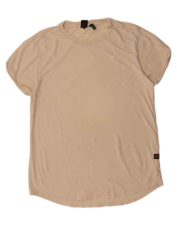 T-shirt da uomo G-Star Top XL in cotone beige