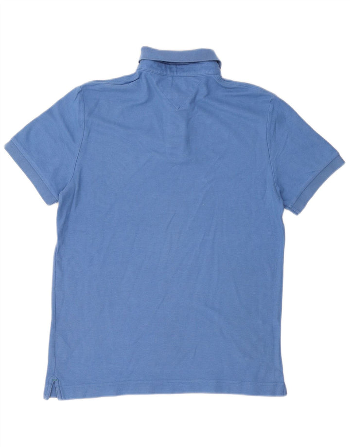 TOMMY HILFIGER Polo da uomo su misura in cotone blu medio
