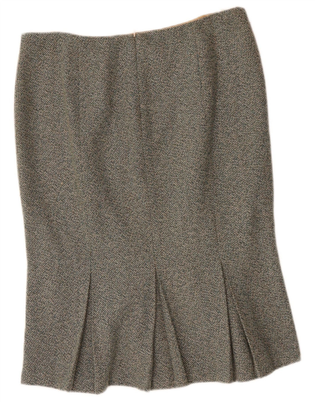 Gonna a sirena da donna Benetton IT 46 Large W34 Poliestere screziato verde