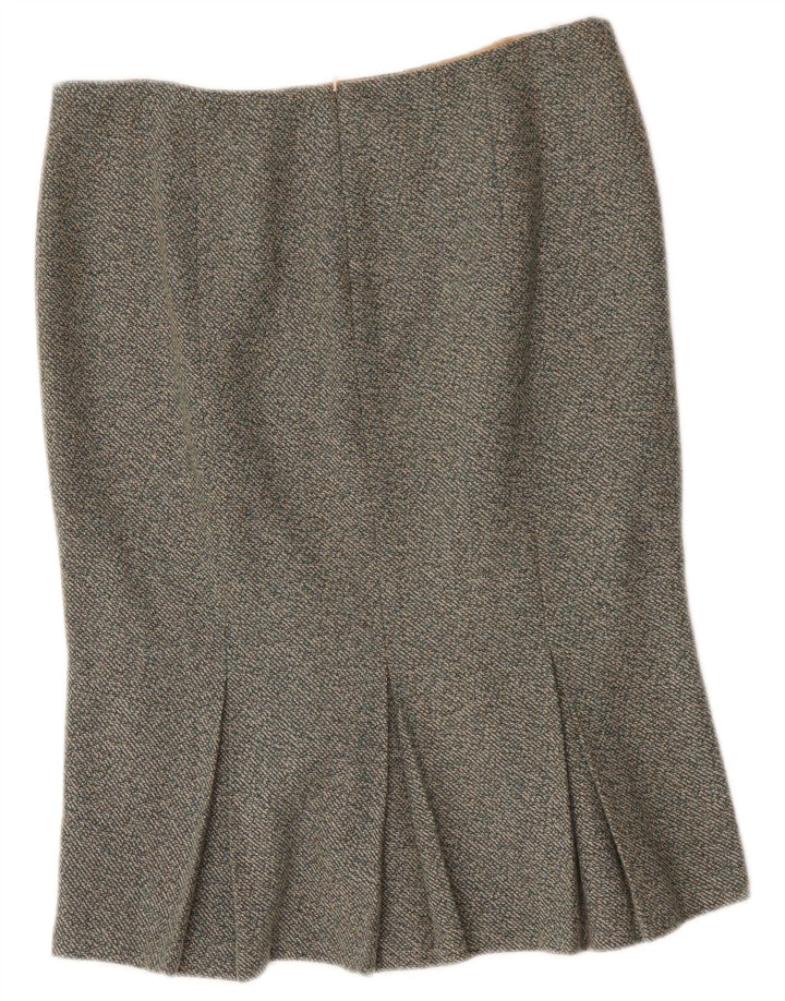 Gonna a sirena da donna Benetton IT 46 Large W34 Poliestere screziato verde