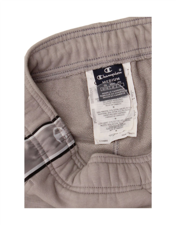 Pantaloncini sportivi grafici da uomo Champion in cotone grigio medio