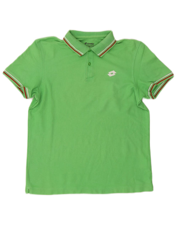 Polo da uomo LOTTO XS in cotone verde