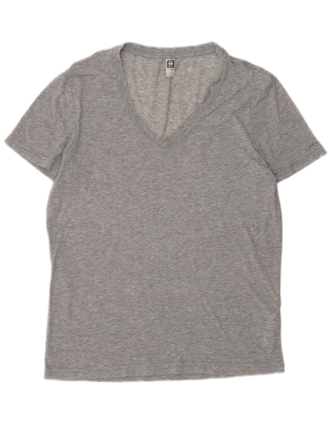 T-shirt da uomo G-Star Top in cotone mélange grigio medio