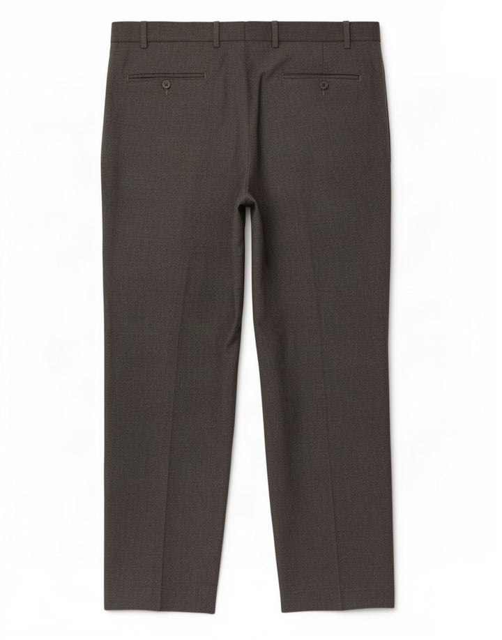 Pantaloni da abito vestibilità regolare Marks & Spencer da uomo W38 L29 poliestere grigio