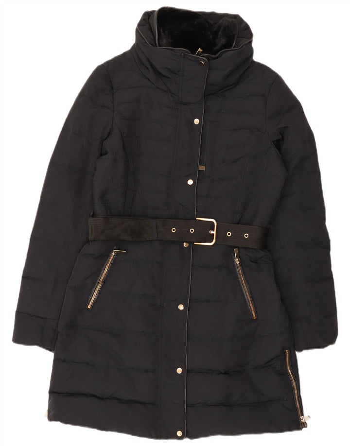Cappotto imbottito da donna Zara UK 14 medio nero