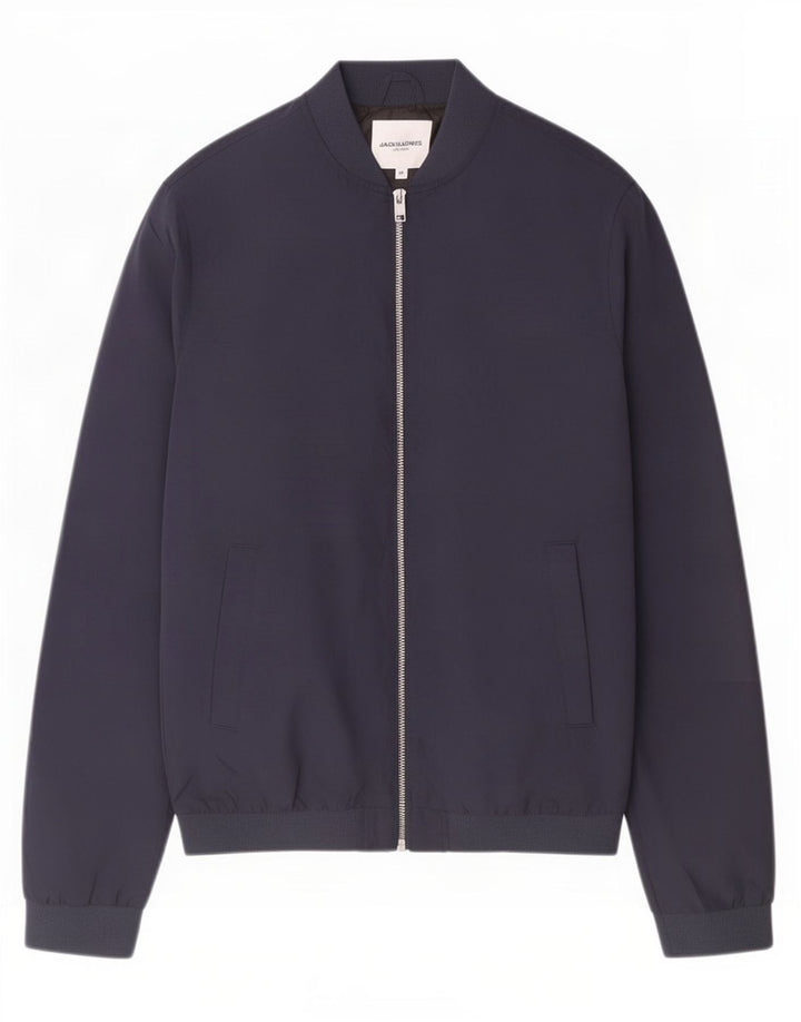 Giacca bomber da uomo Jack & Jones UK 38 medio blu navy