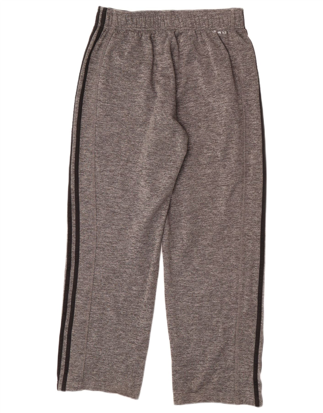 Pantaloni da tuta Adidas Climawarm da uomo in poliestere chiazzato grigio medio