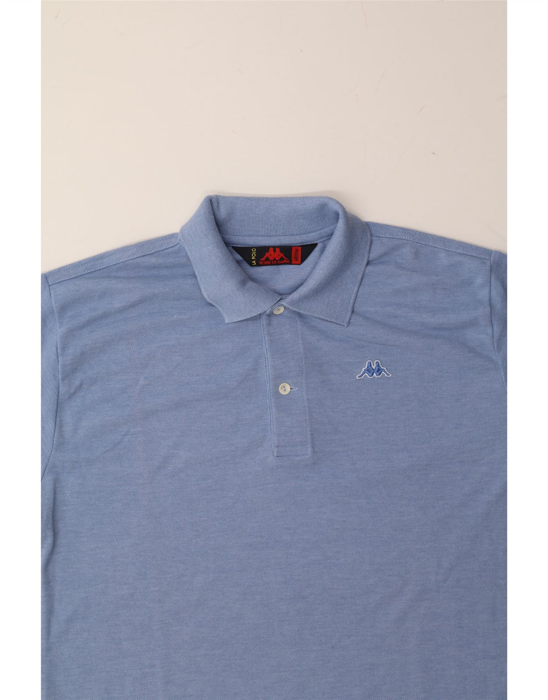 KAPPA Mens Polo Shirt Medium Blue Cotton Vintage Kappa and Second-Hand Kappa from Messina Hembry 