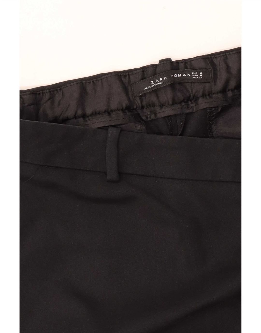 Pantaloni casual slim da donna Zara medi W28 L28 neri