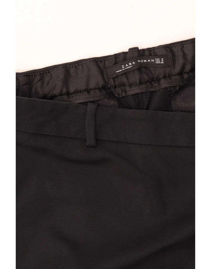 Pantaloni casual slim da donna Zara medi W28 L28 neri