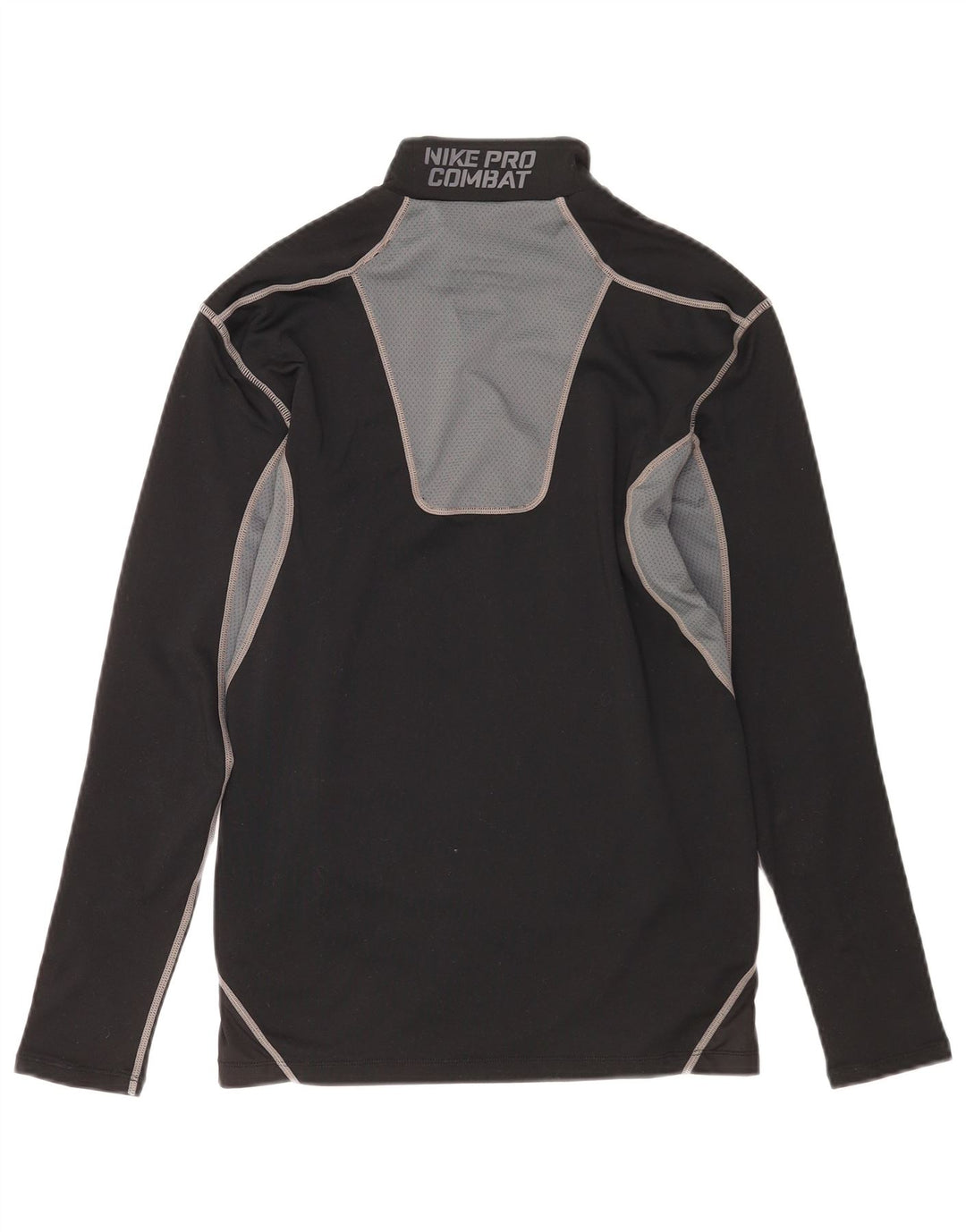 Maglia a compressione Nike da uomo a maniche lunghe grande nera color block