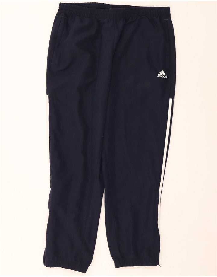 Pantaloni da tuta da uomo ADIDAS Joggers grandi blu navy