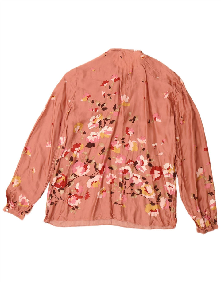 Camicetta da donna Massimo Dutti Top EU 40 Viscosa floreale rosa medio