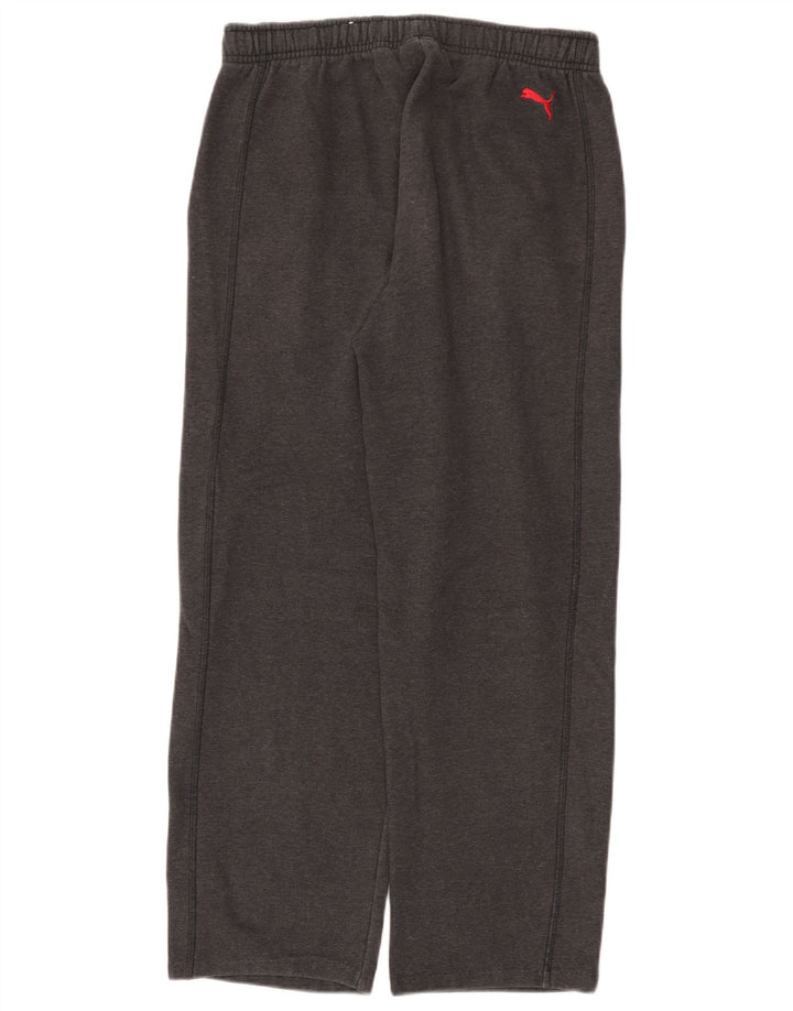 Pantaloni da tuta da uomo Puma in cotone grigio medio