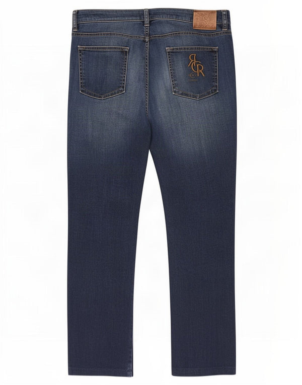 Cerruti 1881 Womens Slim Jeans W34 L27 Blue Cotton