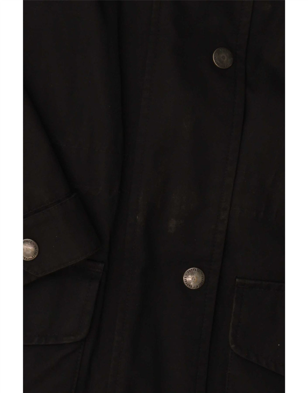 Giacca Parka con cappuccio da donna Fat Face UK 12 cotone nero medio