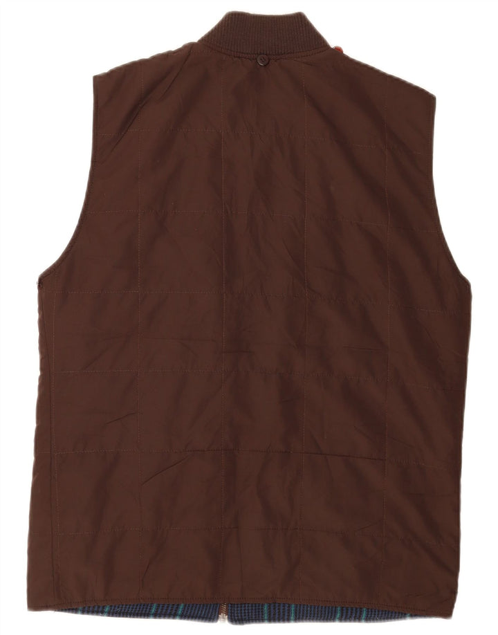 Gilet da uomo Gant UK 36 piccolo poliestere marrone