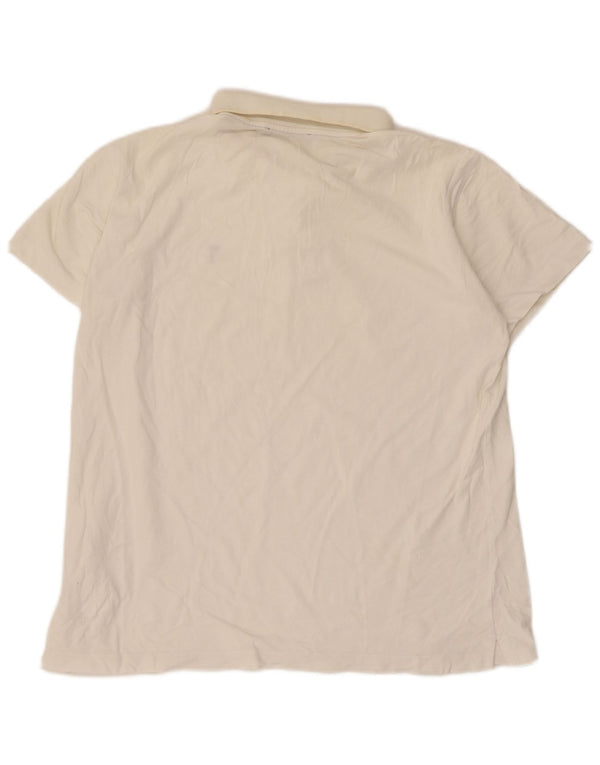 Polo Uomo Trussardi Jeans XL Cotone Bianco Sporco