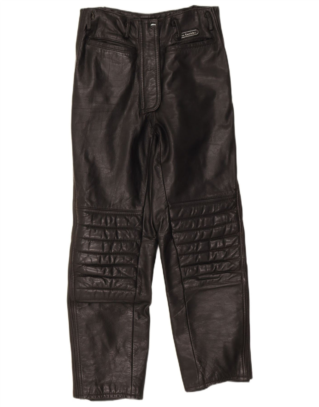 Pantaloni da motociclista in pelle da donna Hein Gericke W26 L26 in pelle nera