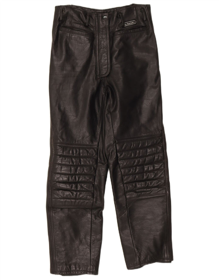 Pantaloni da motociclista in pelle da donna Hein Gericke W26 L26 in pelle nera