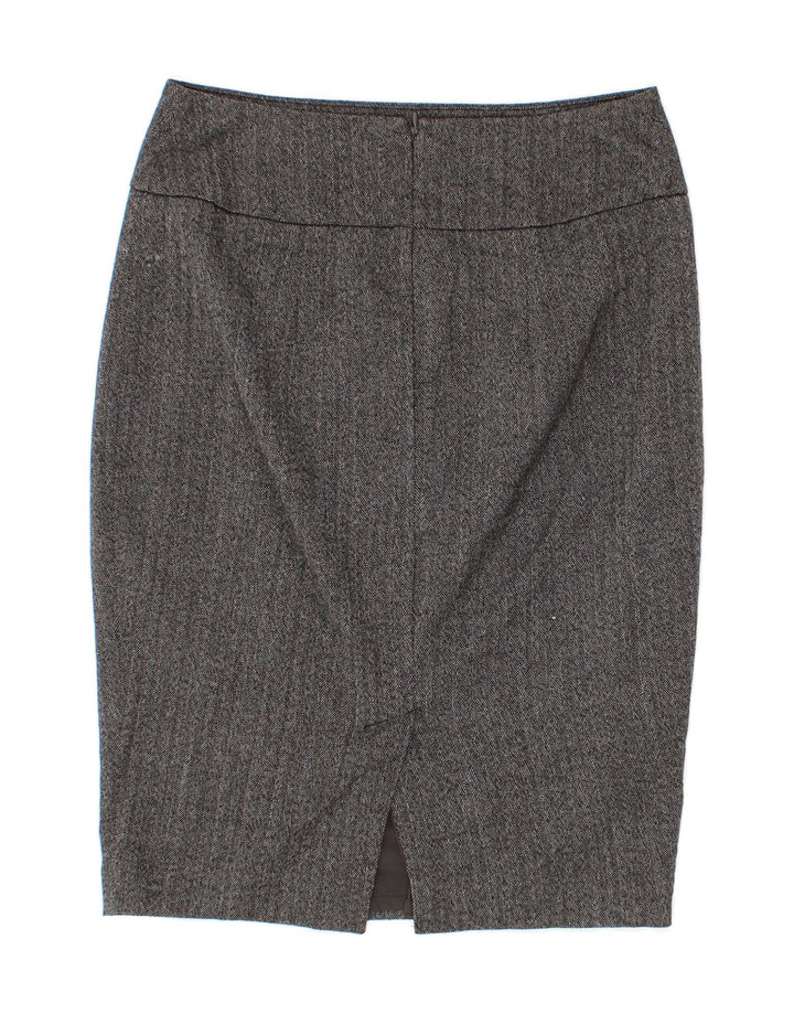 MOSSIMO Womens Pencil Skirt US 4 Medium W27  Grey Herringbone Polyester Vintage Mossimo and Second-Hand Mossimo from Messina Hembry 