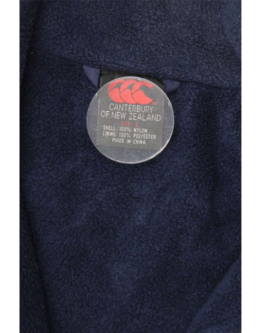 Cappotto giacca a vento da uomo CANTERBURY UK 40 Large in nylon blu navy