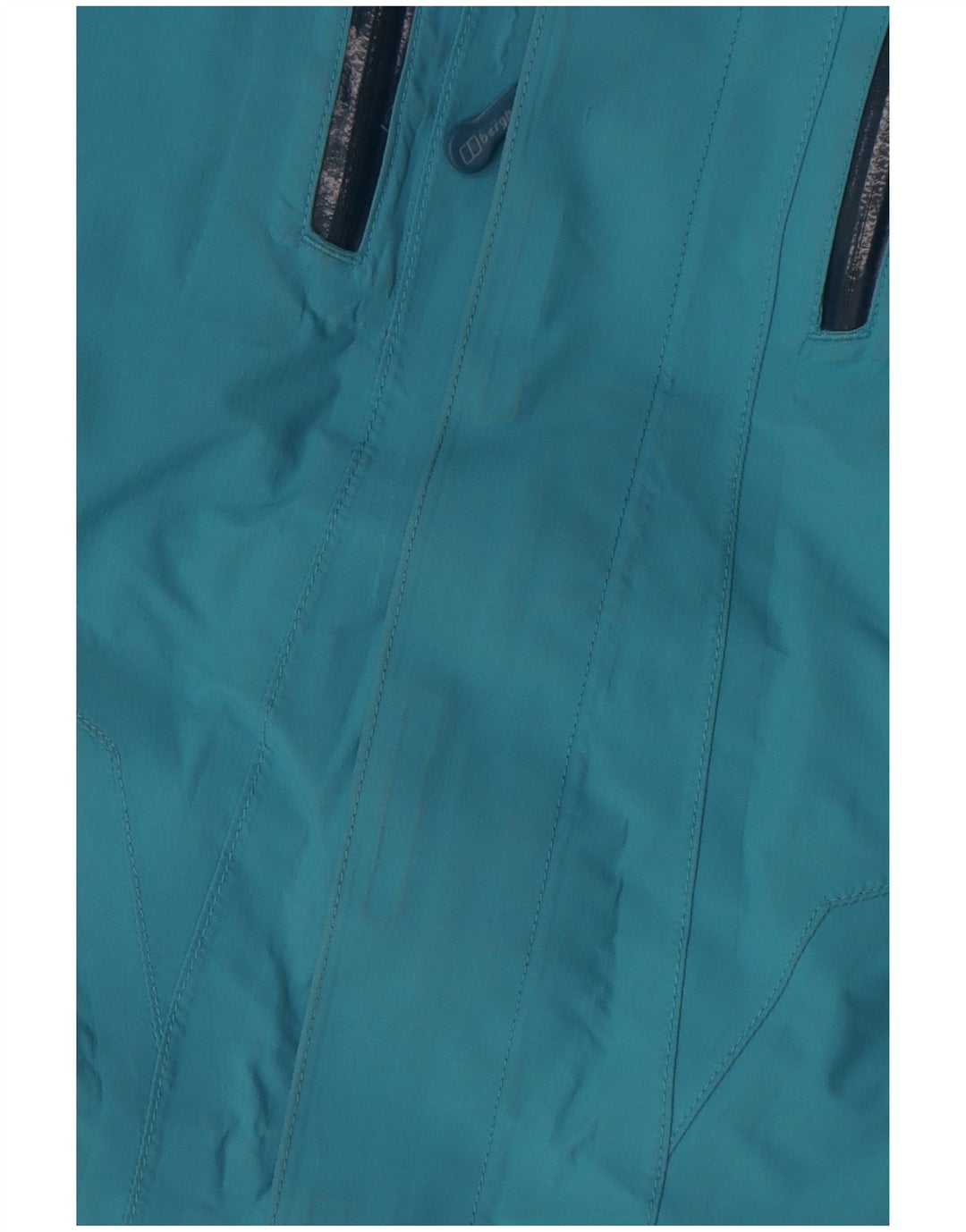 Giacca antipioggia oversize con cappuccio da donna Berghaus UK 10 piccola in nylon blu