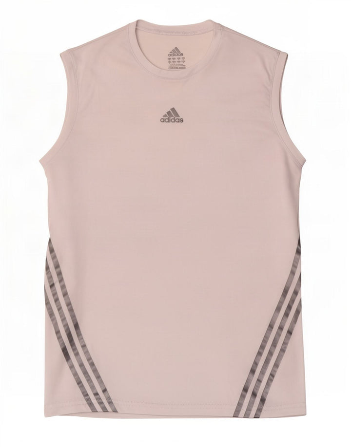 Canotta Adidas Climacool da uomo di colore bianco medio