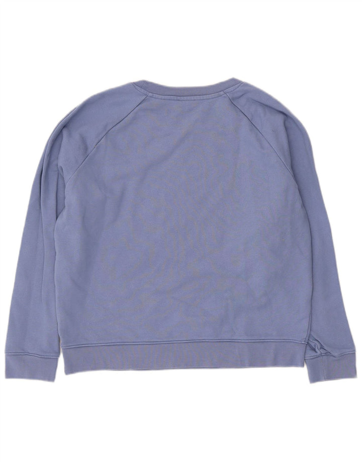 Levi's Felpa oversize con grafica da donna, maglione UK 10, piccolo cotone blu