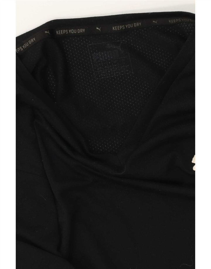 T-shirt Puma da uomo media media nera