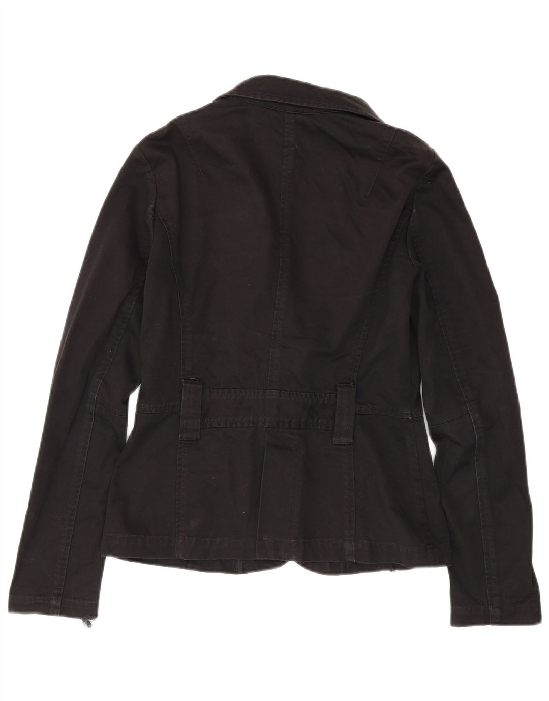 Giacca blazer da donna a 1 bottone Armani Exchange, UK 12, cotone nero medio