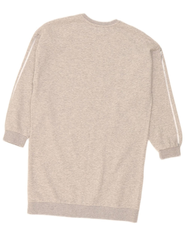 Abito maglione grafico da donna Juicy Couture UK 12 Grigio medio chiazzato