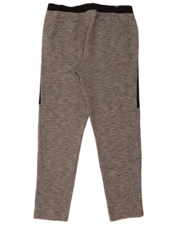 Pantaloni da tuta da uomo Puma Large in cotone color block grigio