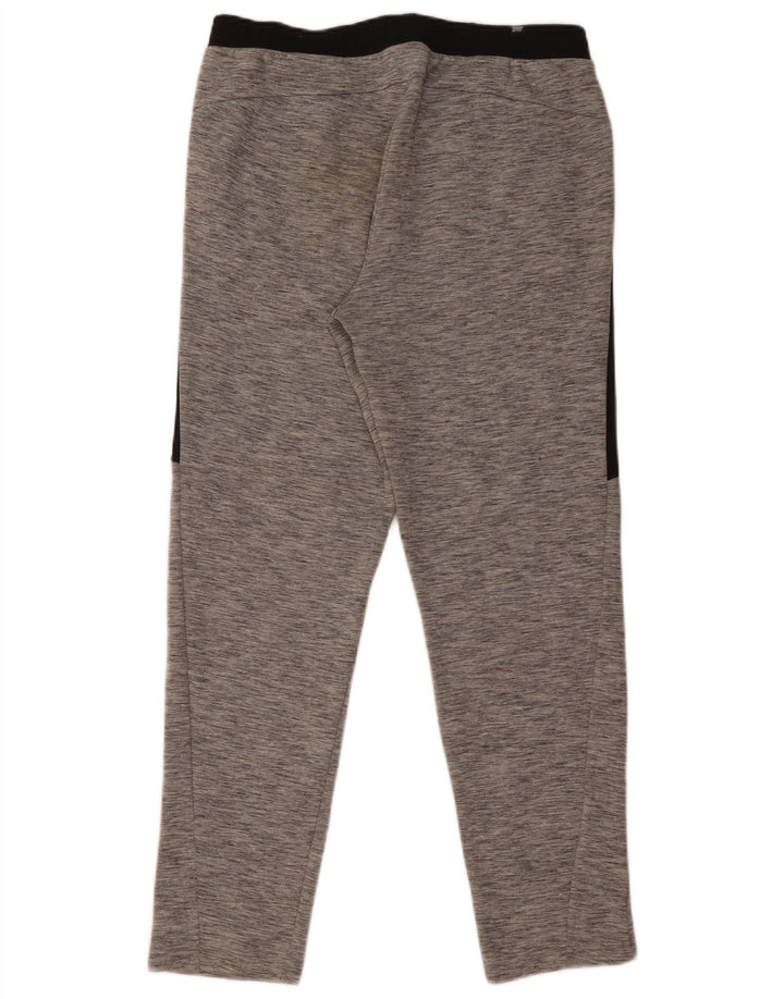 Pantaloni da tuta da uomo Puma Large in cotone color block grigio