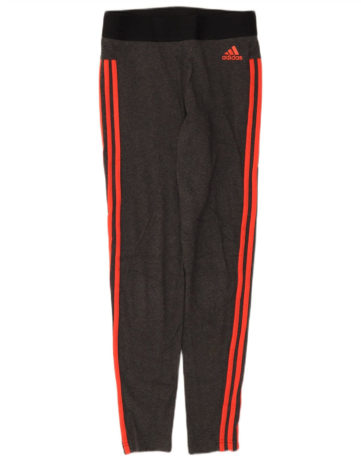 Leggings Adidas da donna UK 12/14 Cotone color block grigio medio
