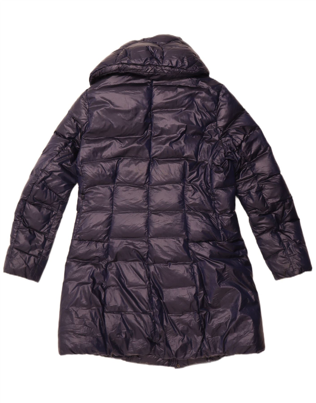 Cappotto imbottito con cappuccio da donna Blauer UK 18 XL poliestere blu navy