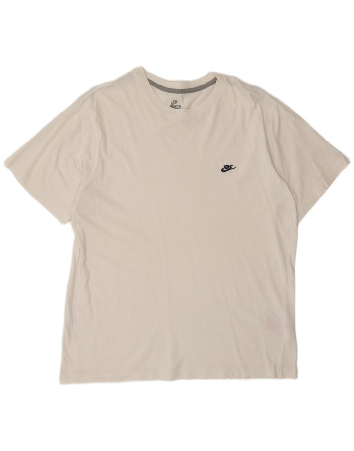 T-shirt da uomo NIKE Top UK 45/47 XL cotone bianco