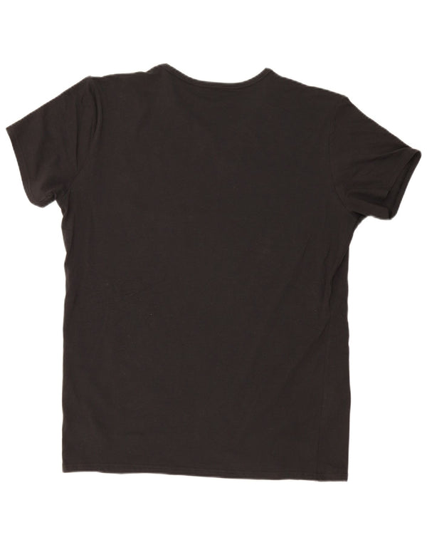 T-shirt da uomo Tommy Hilfiger Top 2XL cotone nero