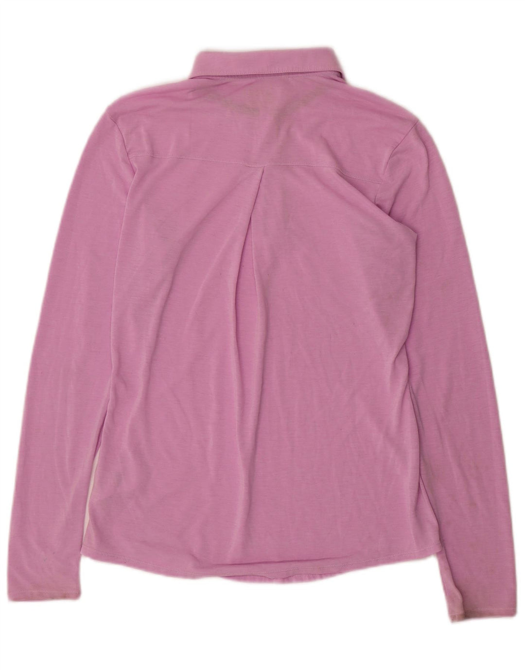 Polo a maniche lunghe da donna Adidas UK 10 Small Rosa Poliestere