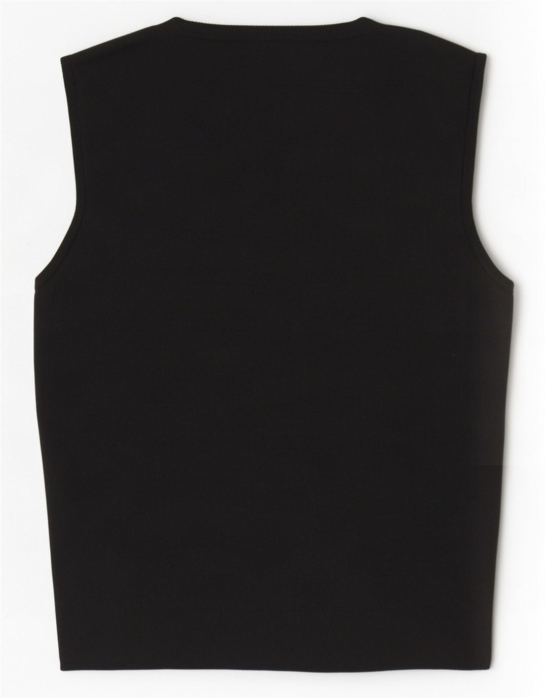 Canotta corta da donna Zara UK 8 piccola in poliestere nero