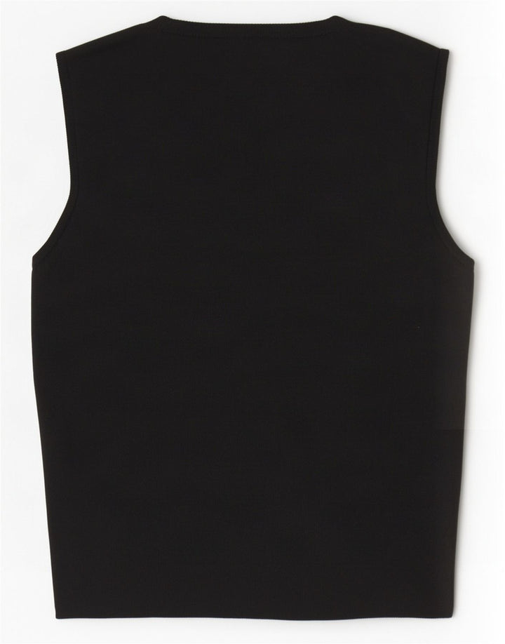 Canotta corta da donna Zara UK 8 piccola in poliestere nero