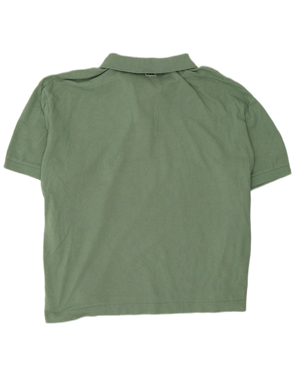 Polo Lacoste da uomo vestibilità ampia taglia 9 4XL cotone verde
