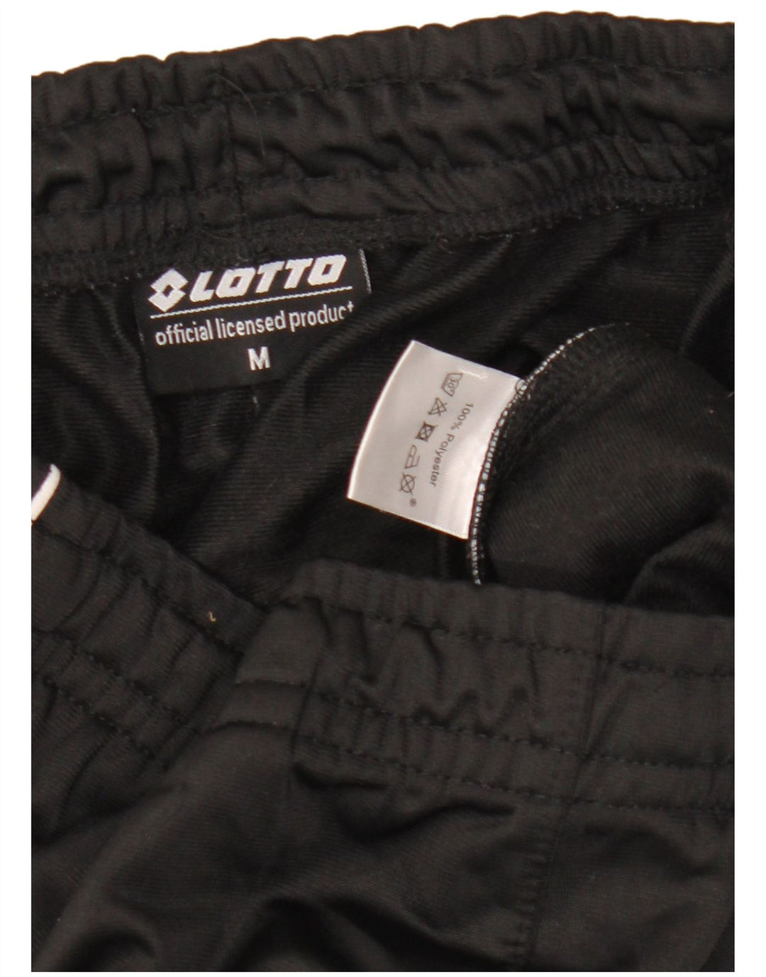 Pantaloni da tuta da uomo Lotto Medio Nero in poliestere