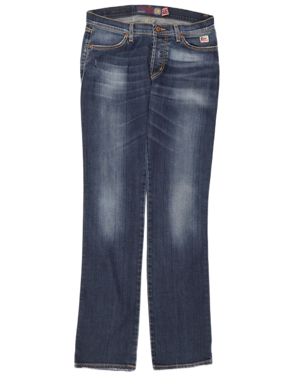 Jeans Bootcut da donna Roy Rogers IT 46 Large W32 L36 Cotone blu