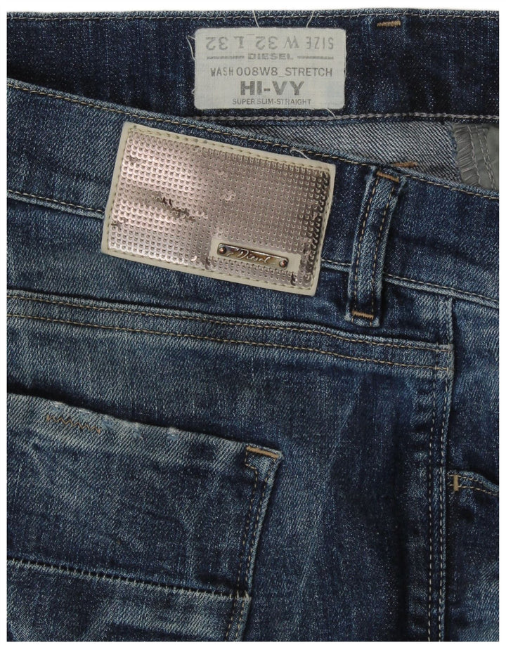 DIESEL Jeans dritti super slim HI-VY da donna W32 L29 Blu