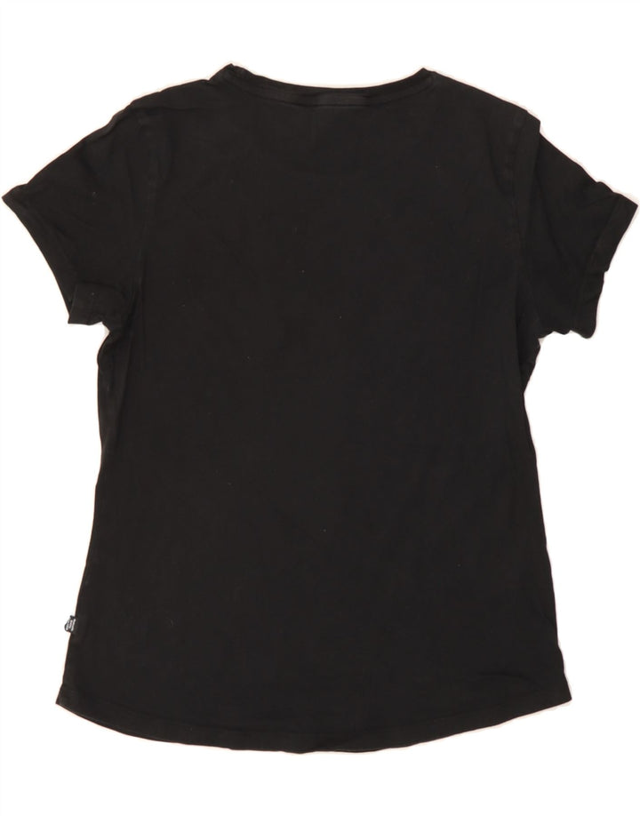 PUMA Womens Graphic T-Shirt Top UK 14 Medium Black Vintage Puma and Second-Hand Puma from Messina Hembry 