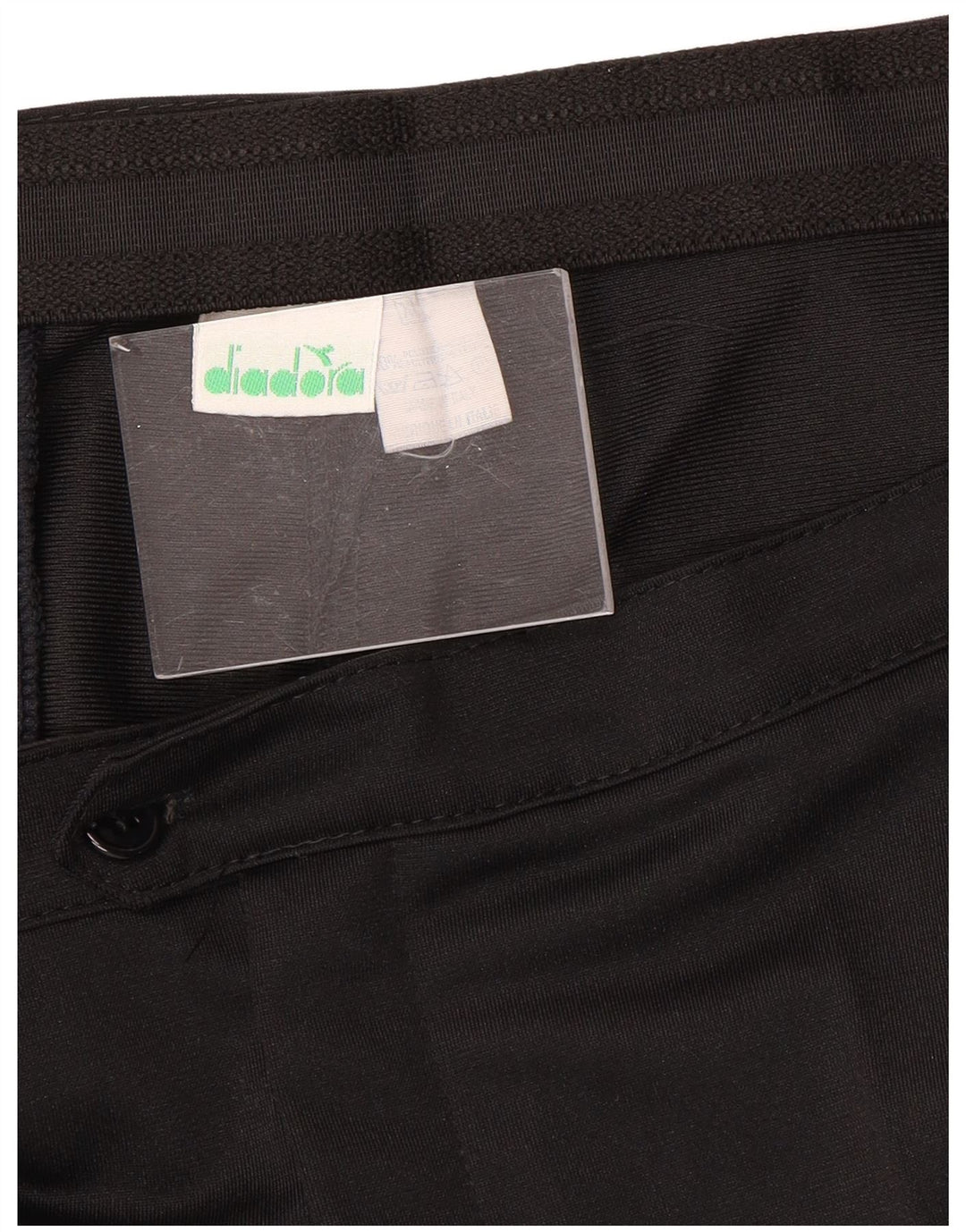 DIADORA Pantaloncini Chino Uomo XL W38 Nero Poliestere