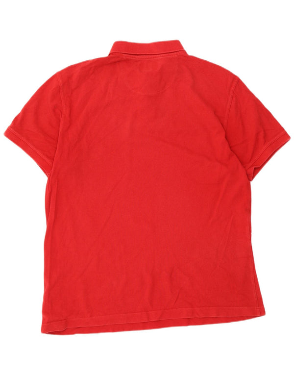 Barbour Polo da uomo XL Rossa